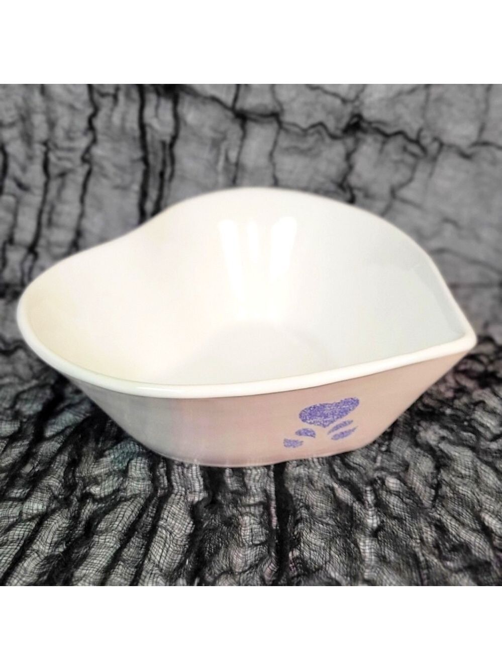 Vintage Corningware Blue Hearts Heart Baking Dish 8.5"